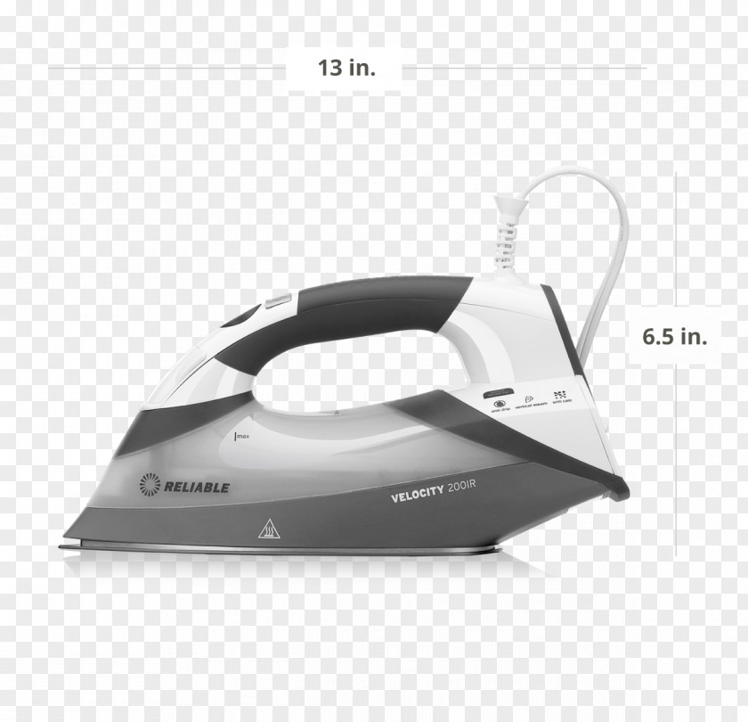 Steam Iron Clothes Reliable Velocity 200IR Compact Vapor Generator Home PNG