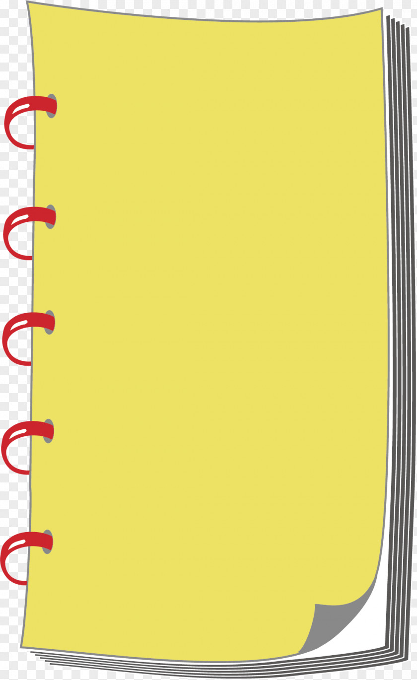 Yellow Book Computer File PNG
