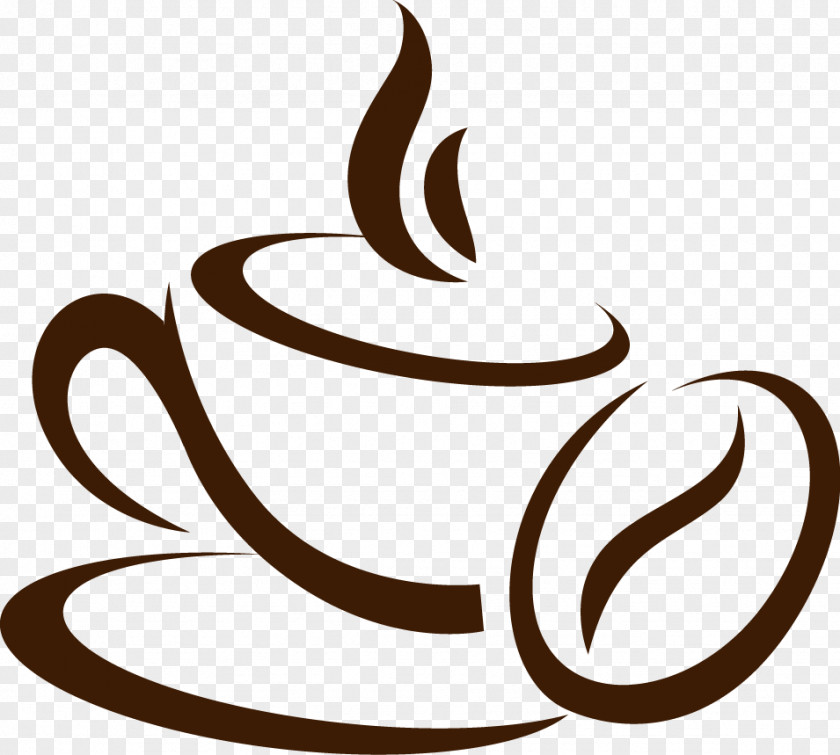 Decorative Coffee Cup Vector Material Cafe PNG