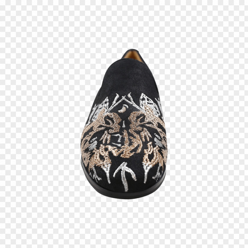 Embrodery Slipper Shoe PNG