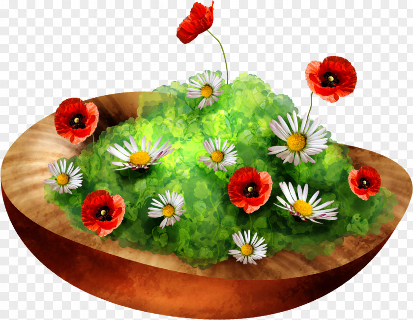 Flower Bed Clip Art PNG