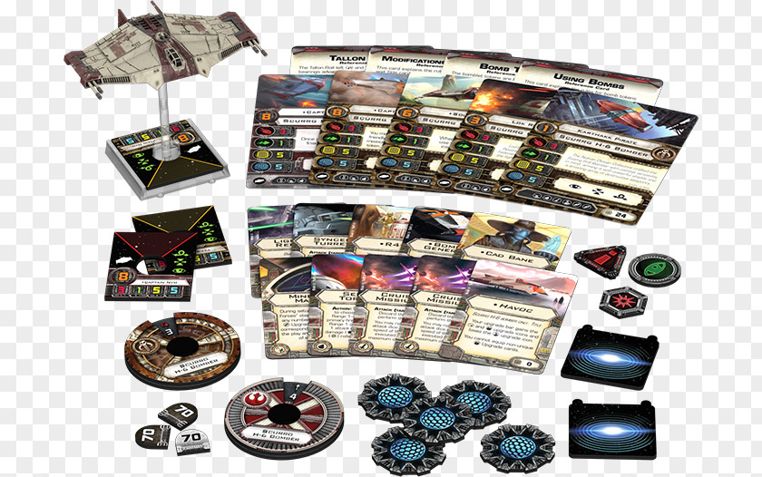 Inflation Games Star Wars: X-Wing Miniatures Game Xian H-6 X-wing Starfighter Bomber PNG