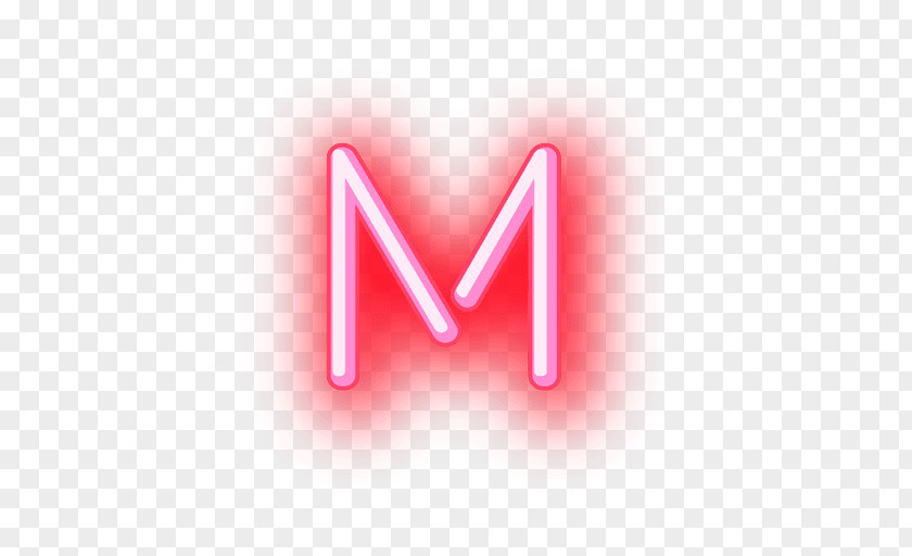 Neon Letterhead Font PNG