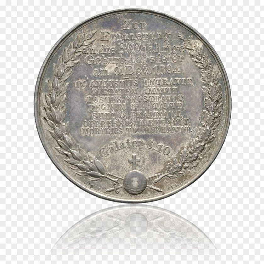 Silver Medal Coin Sphere Nickel PNG