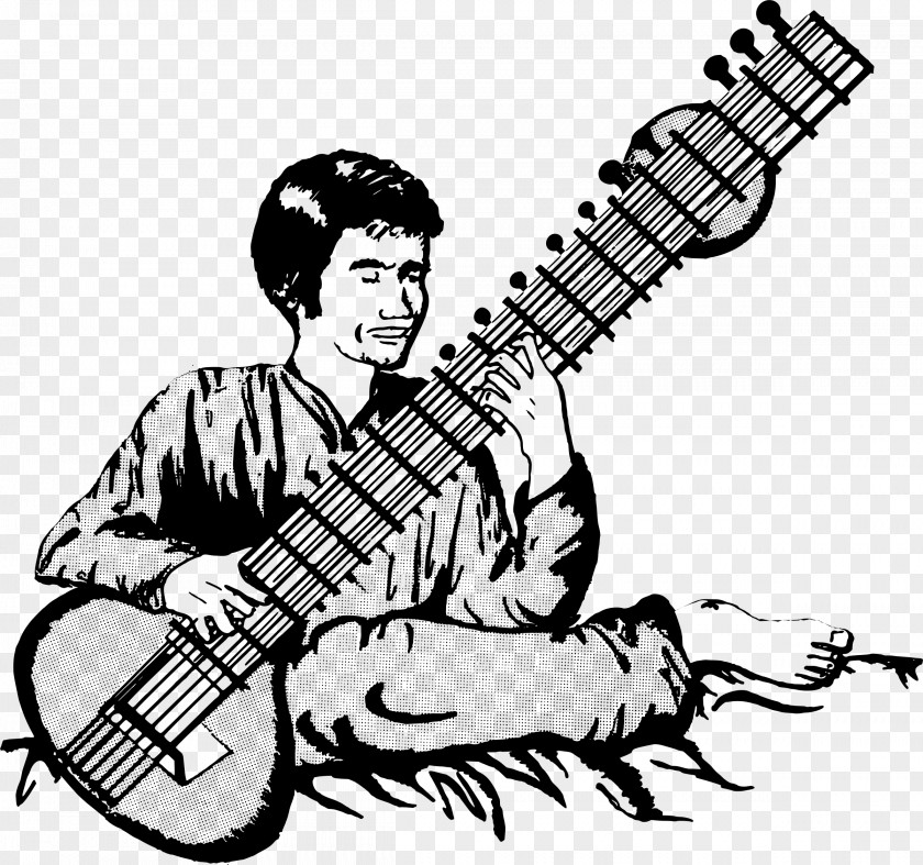 Sitar Musical Instruments String Clip Art PNG