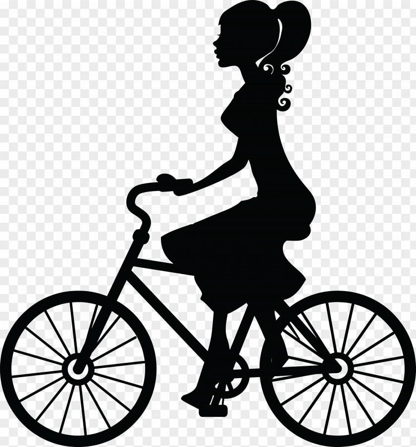 Bycicle Bicycle Silhouette Cycling Clip Art PNG
