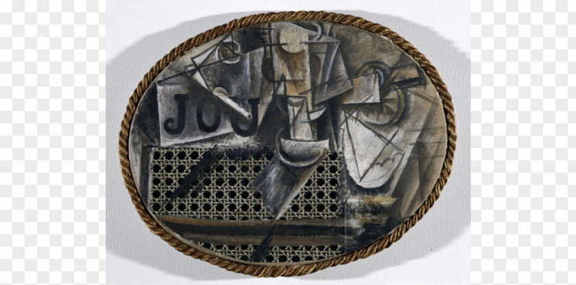 Collage Still Life With The Caned Chair Musée Picasso Painting Cubism PNG