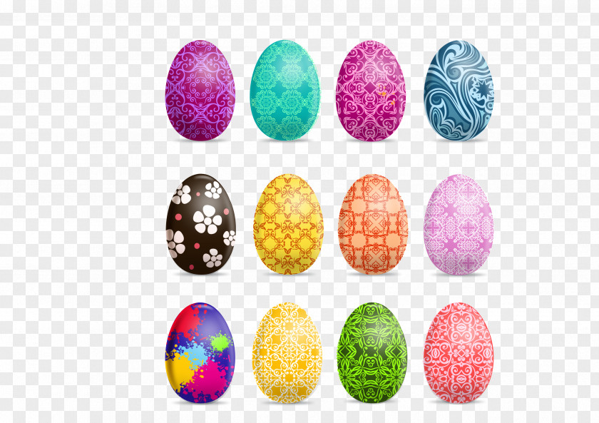 Easter Eggs Bunny Egg Basket PNG