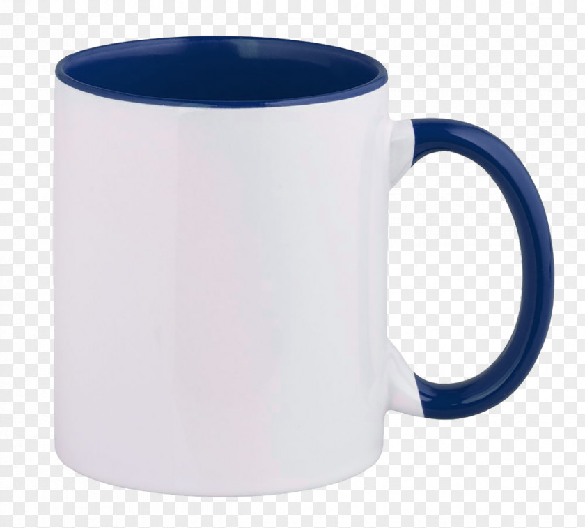Mug Coffee Cup Cobalt Blue Tableware PNG