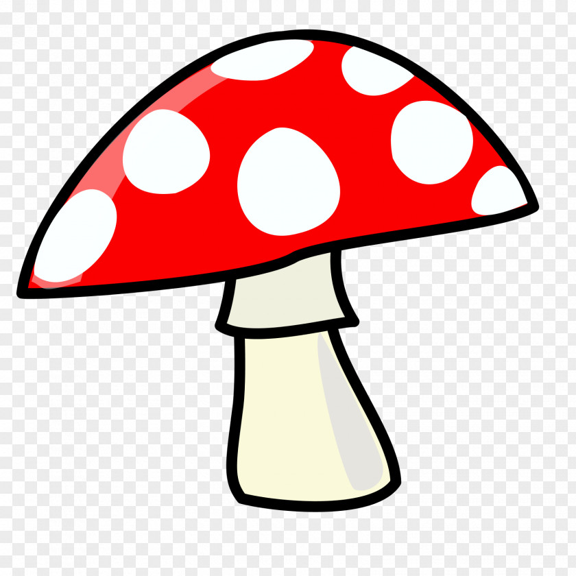 Mushroom Amanita Muscaria Cartoon Clip Art PNG
