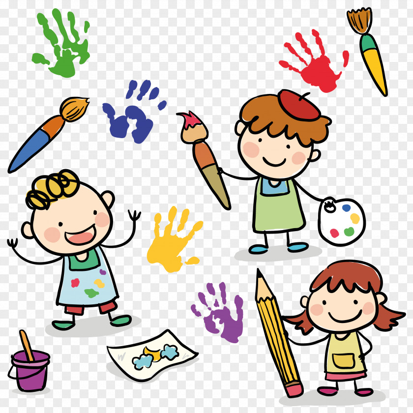 Painting Children's Drawing PNG