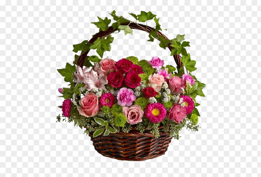 Flower Floristry Delivery Basket Bouquet PNG