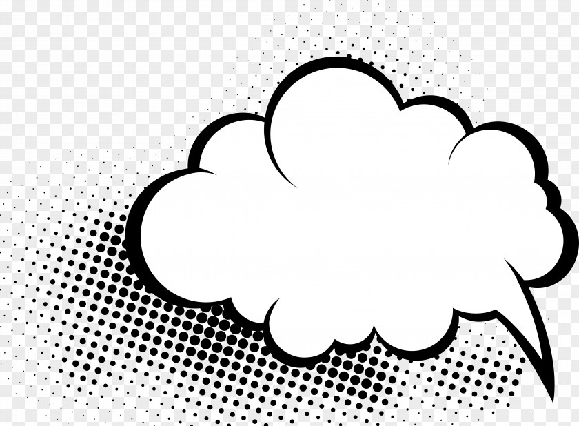 Hand-drawn Cartoon Pictures Comics Comic Book Speech Balloon Cloud PNG