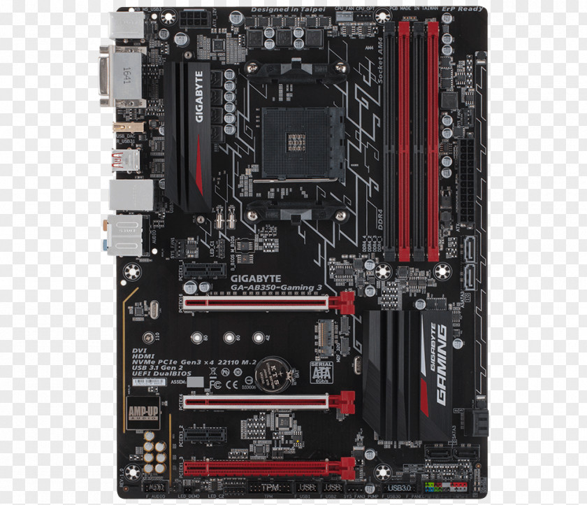 Motherboard Socket AM4 PCI Express Gigabyte Technology Ryzen PNG