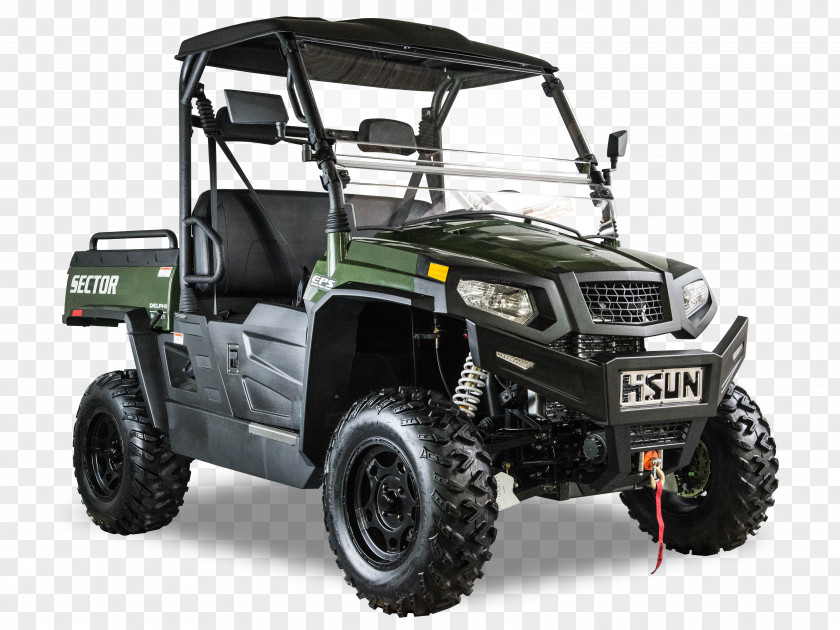 Motorcycle Side By Utility Vehicle Four-wheel Drive Hisun Motors Corp., U.S.A. PNG