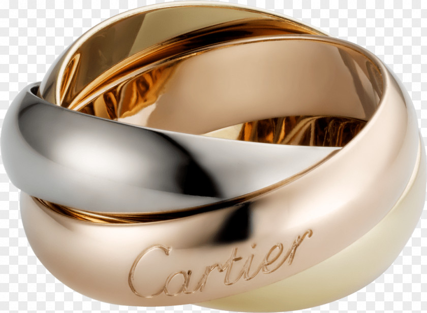 Ring Cartier Wedding Jewellery Colored Gold PNG