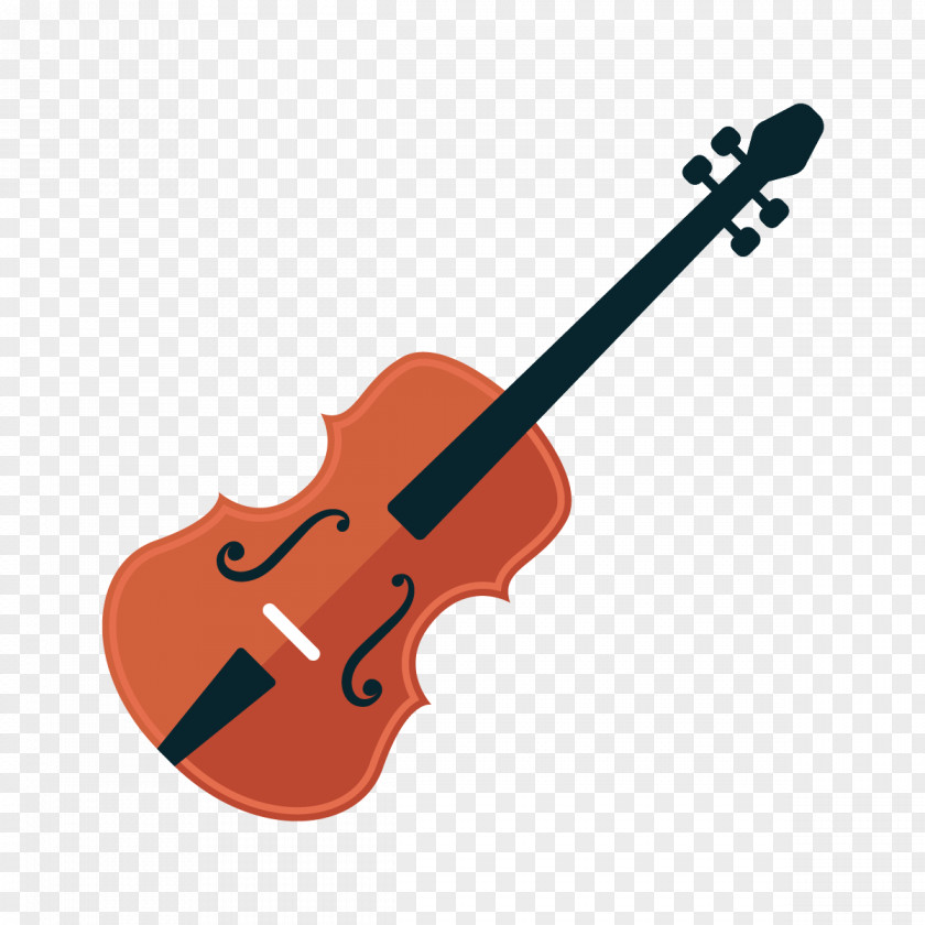 Cartoon Musical Instrument Violin Erhu Pipa PNG