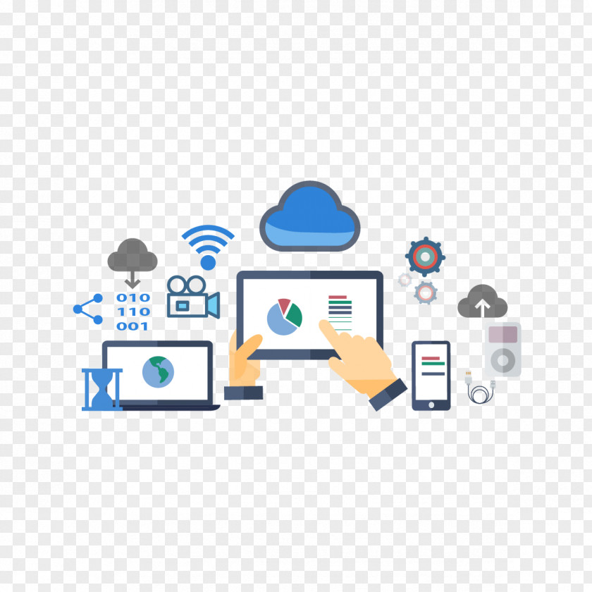 Computer Network Vector Material Download Icon PNG