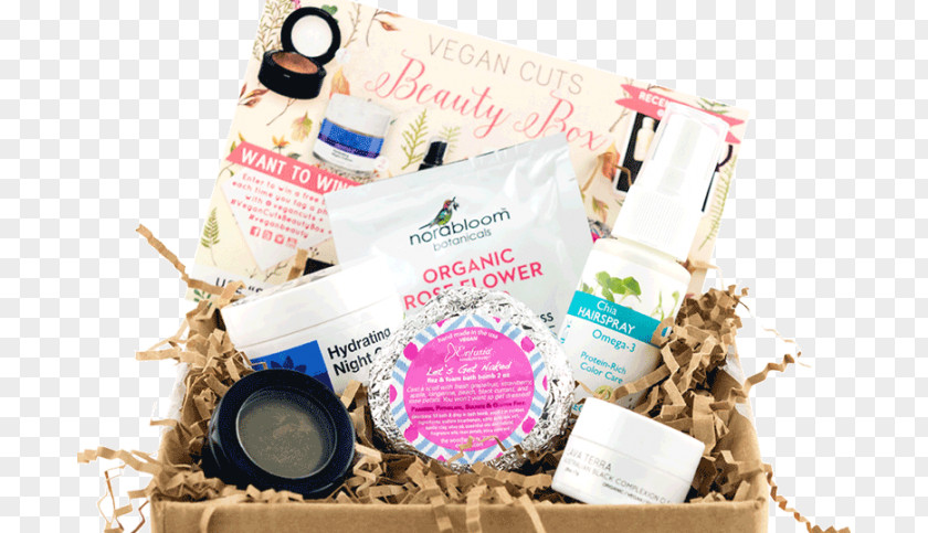 Cosmetic Box Cruelty-free Vegetarian Cuisine Veganism Cosmetics Food Gift Baskets PNG