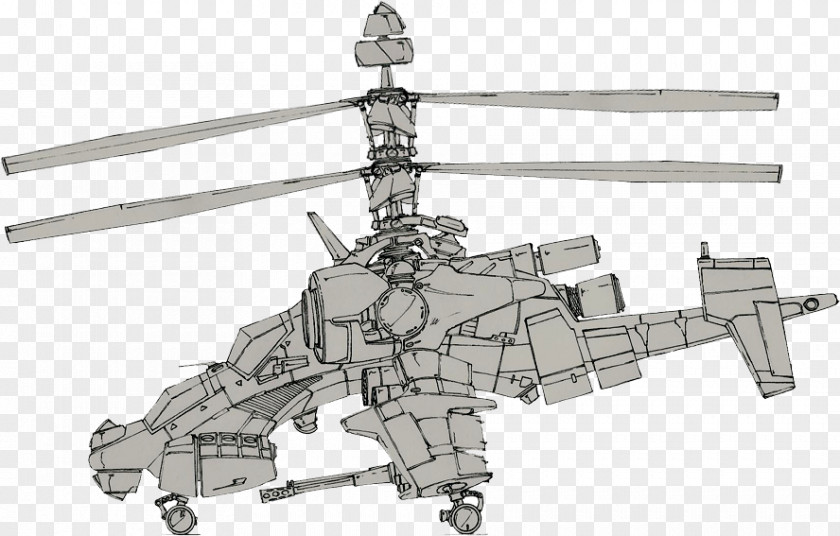 Helicopter War 3d Rotor Aircraft Kamov Ka-50 Titanfall 2 PNG