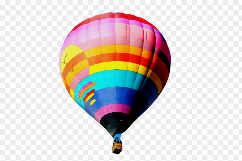 Magenta Aerostat Hot Air Balloon PNG