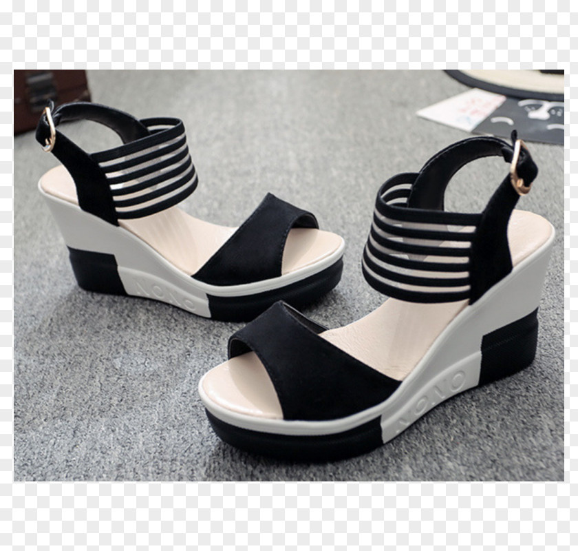 Sandal Wedge High-heeled Shoe Fashion PNG