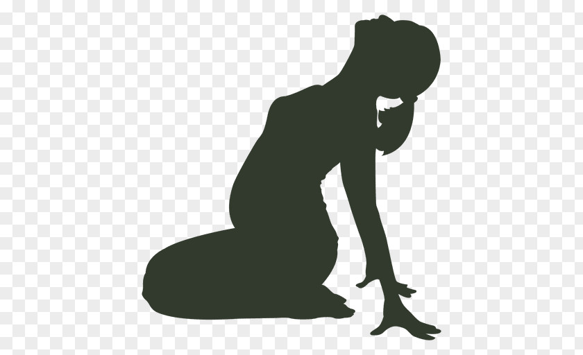 Silhouette Woman Pregnancy PNG