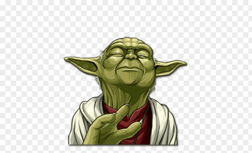 Star Wars Yoda Sticker Telegram Decal PNG