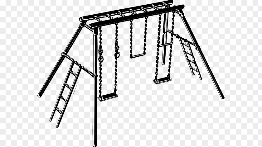 Swingset Swing Drawing Black And White Clip Art PNG