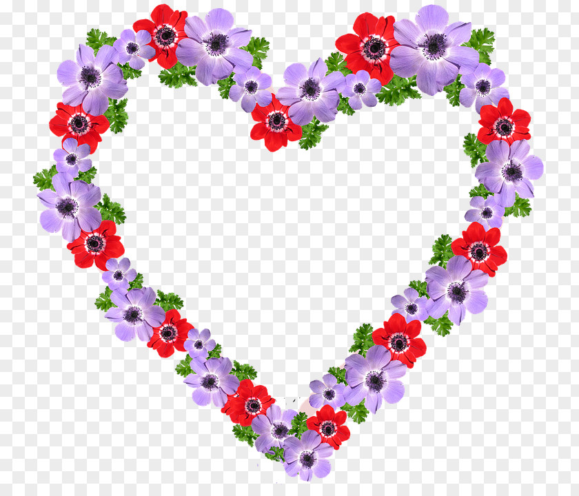 Heart Picture Frames Floral Design Flower PNG