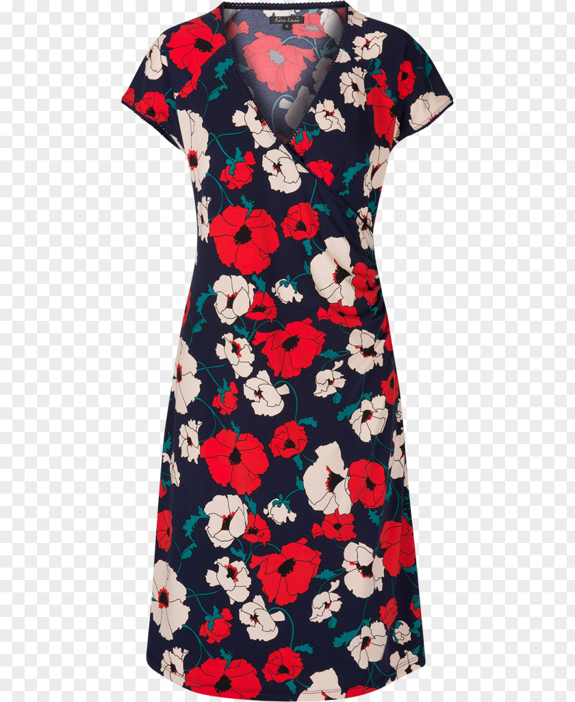 Shirley Poppies Dress T-shirt Clothing Blue Sleeve PNG