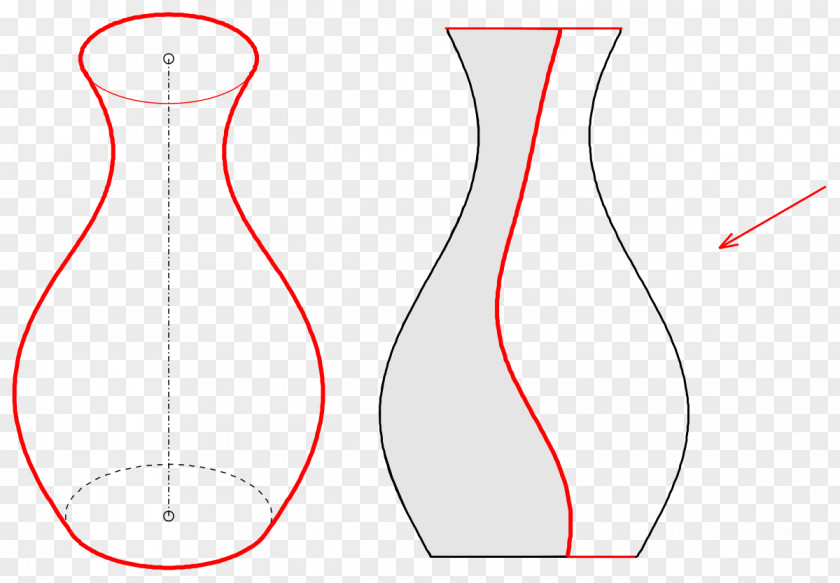 Vase Umrisskonstruktion Drawing Descriptive Geometry PNG