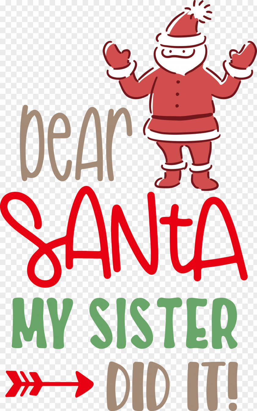 Dear Santa Christmas PNG