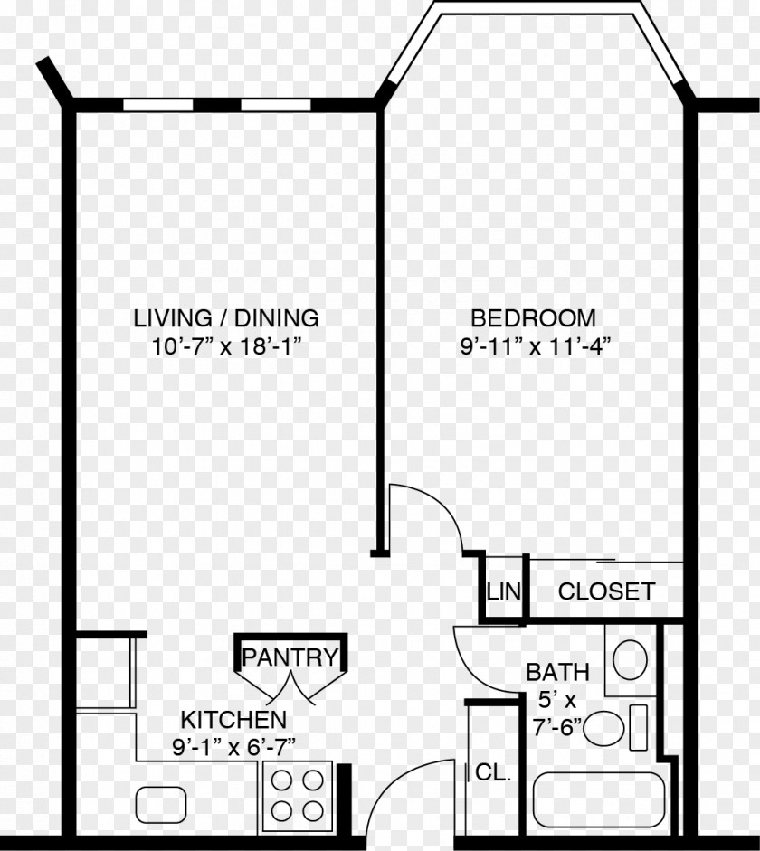 Gianicolos Hill Suite Apartment Floor Plan Davenhill Senior Living Paper Home PNG