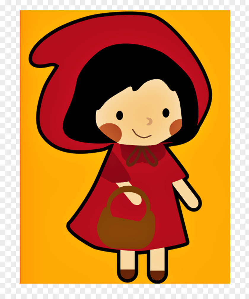 Little Red Riding Hood Clipart Clip Art Illustration Big Bad Wolf Drawing PNG