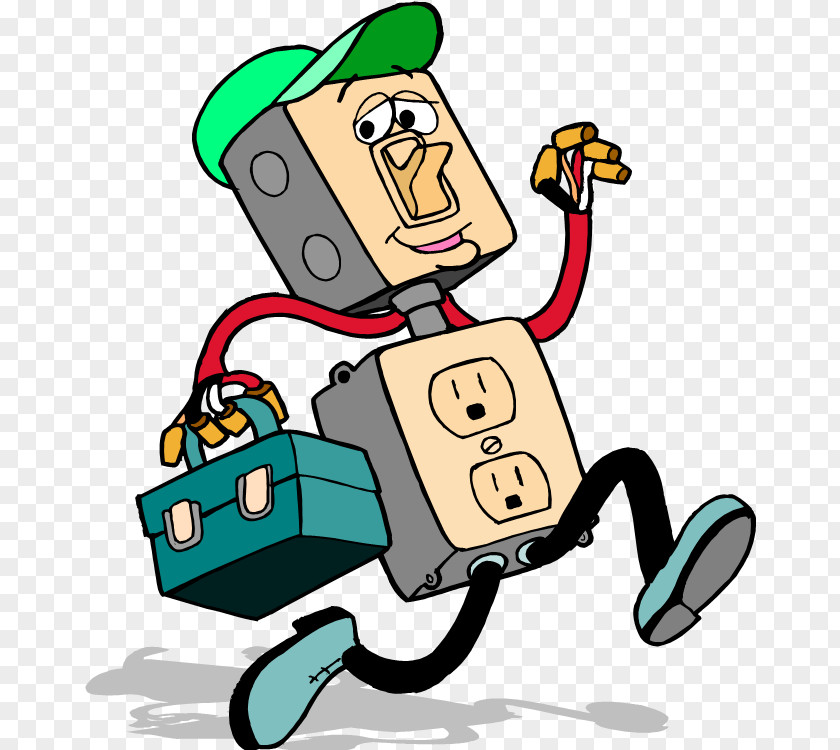 Merchant Cartoon Electricity Electrician Electrical Wires & Cable Amor Electric Maintenance PNG