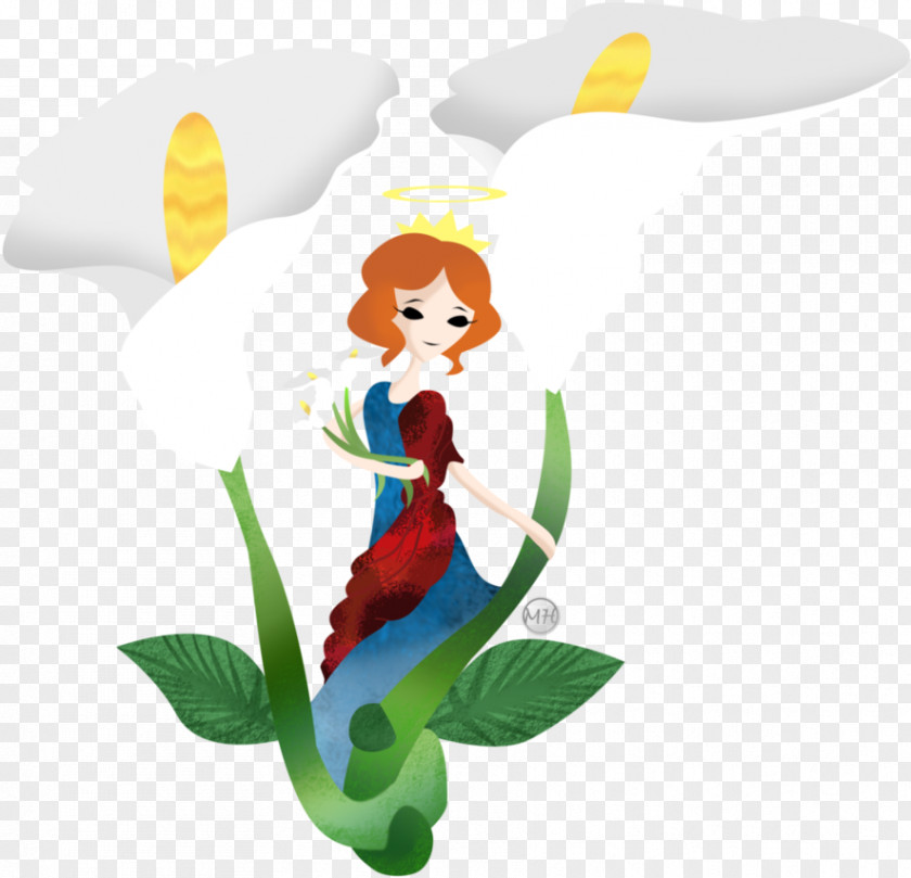 Midsummer Cartoon Clipart Illustration Clip Art Flower Mermaid Leaf PNG