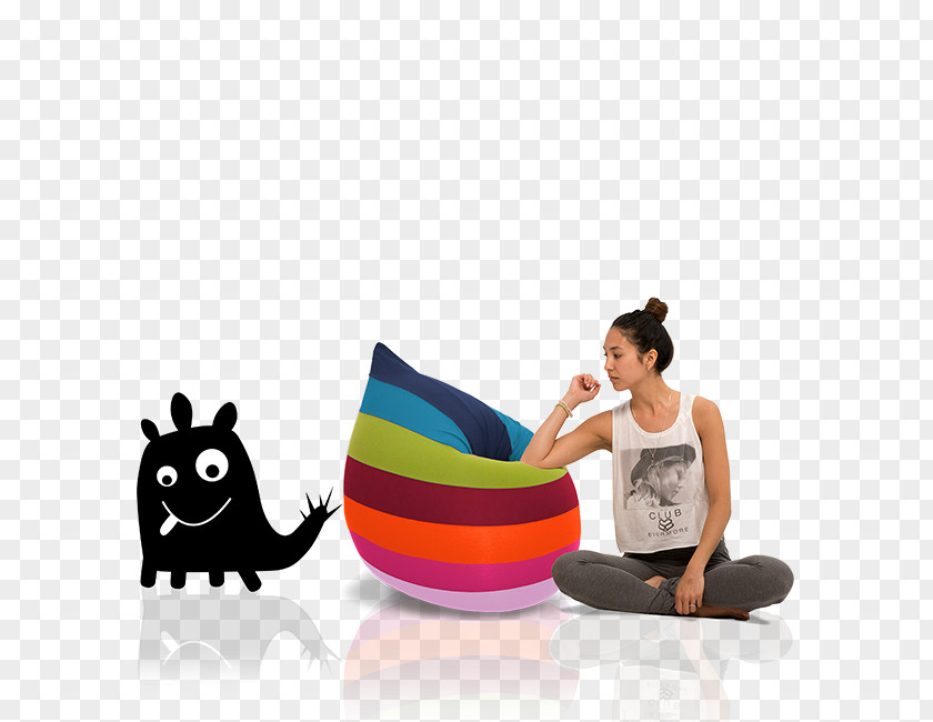 Stretch Marshmallow Bean Bag Chairs Terapy Color Cotton PNG