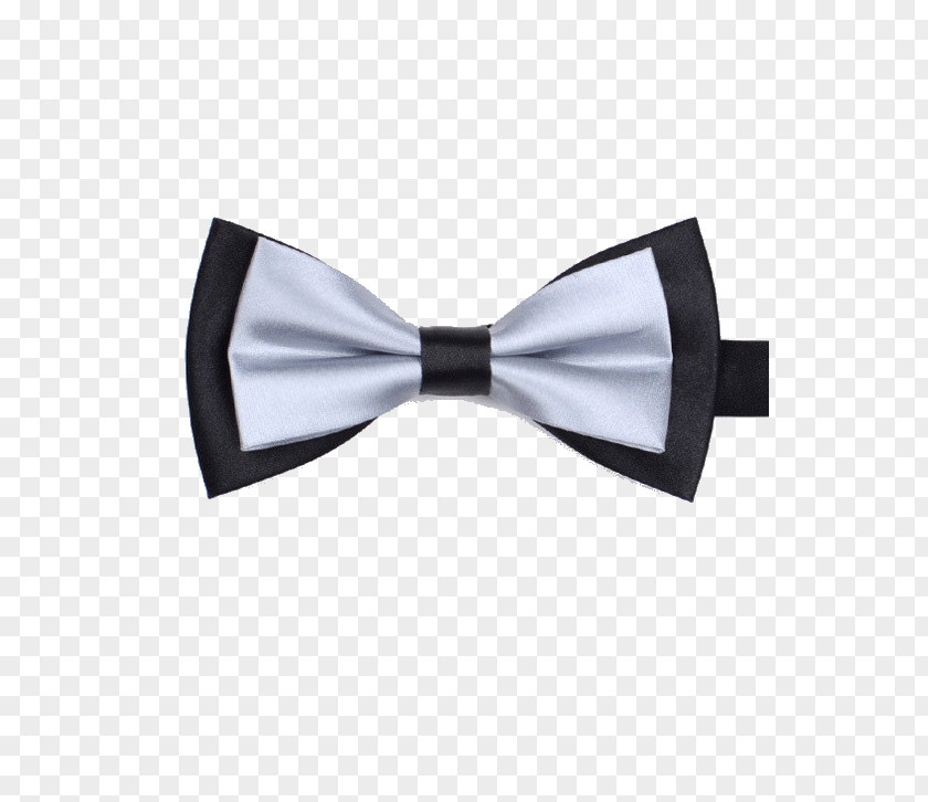 Tie Bow Necktie Suit Silk Black PNG