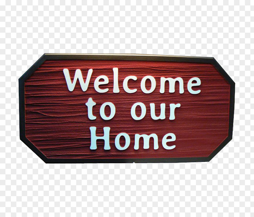 Welcome Signs Logo Brand Signage Found Object PNG