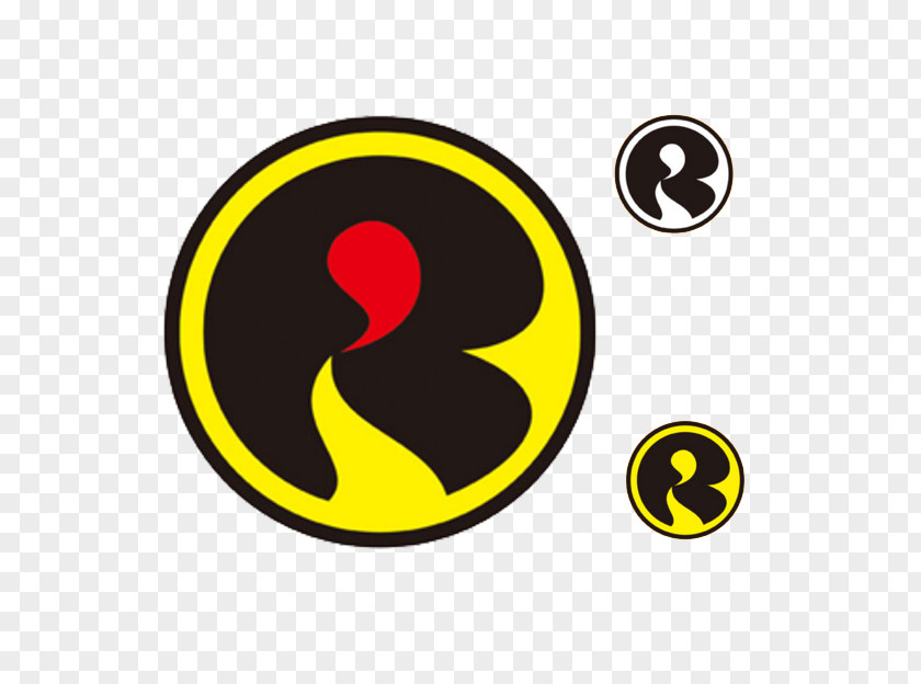 Yellow R Icon Letter PNG