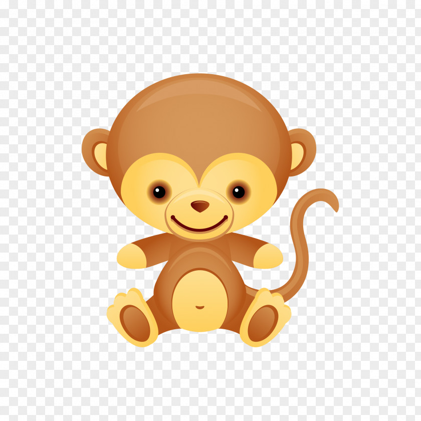 Animal Wedding Invitation Baby Shower Monkey Party Infant PNG