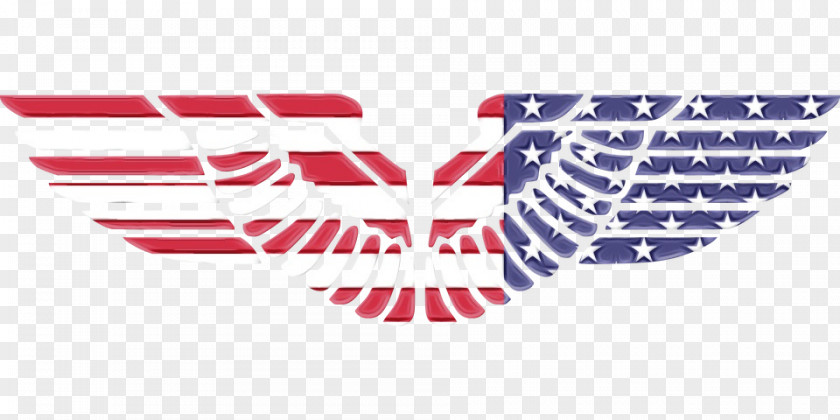 Flag Text Eagle Logo PNG