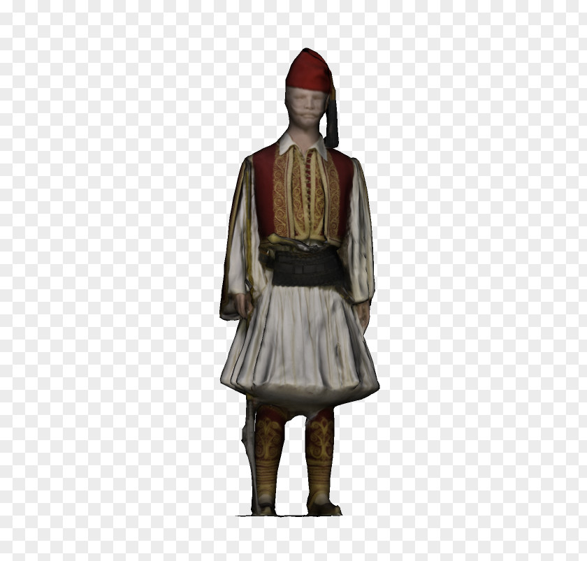 Greek Soldier Kilkis War Museum Of The City Athens Costume Mousio PNG