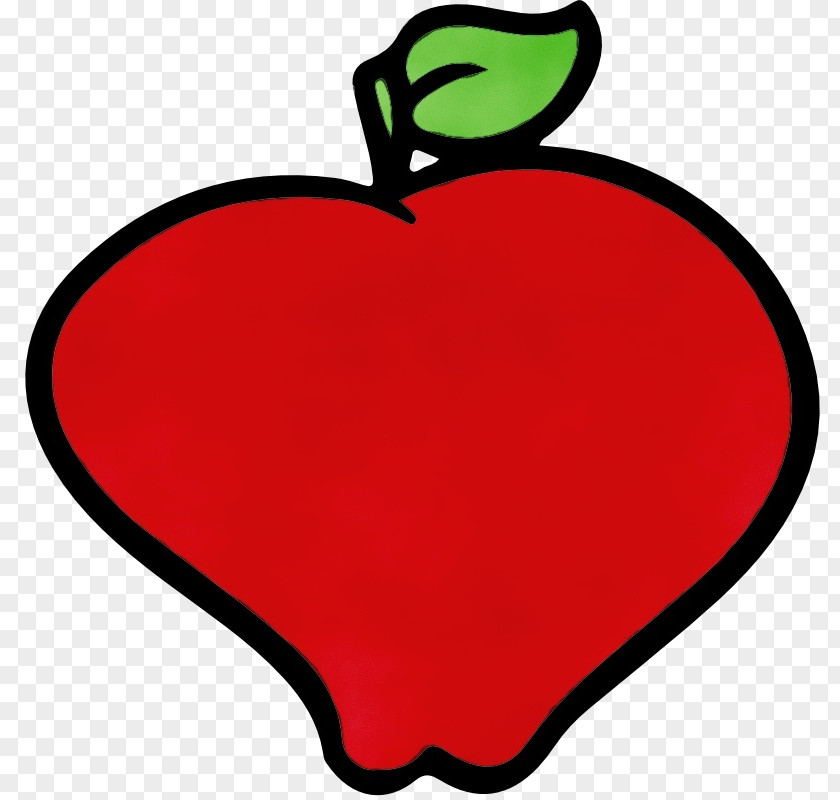 Malus Apple Red Clip Art Plant Heart Fruit PNG