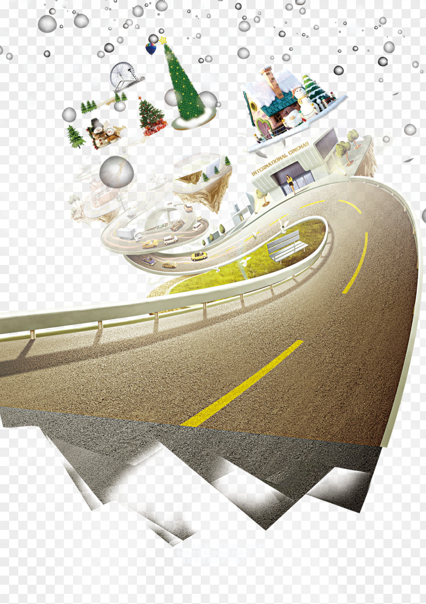 Personalized Racing Road Design Curve Highway PNG