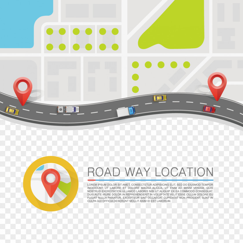 Road And Car Surface Infographic PNG