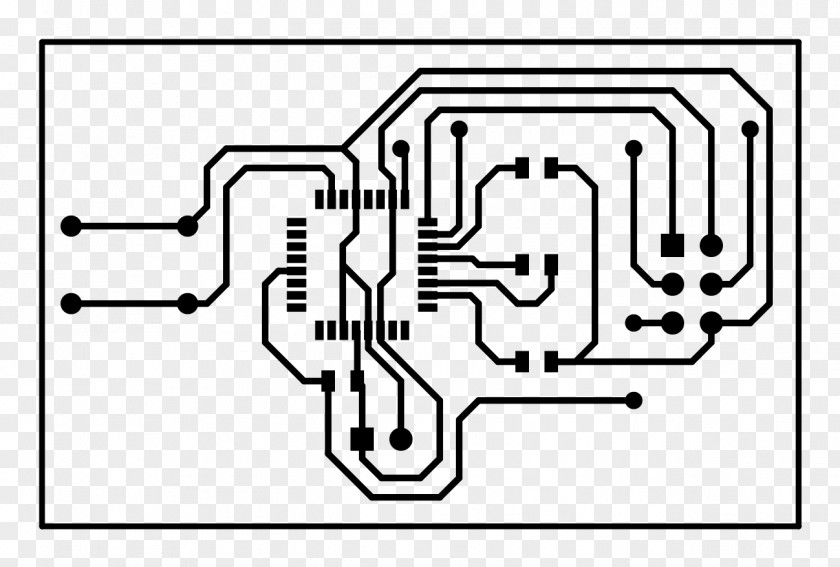 Computer Circuit Board Drawing Line Art Clip PNG