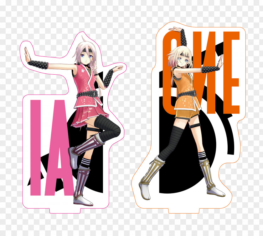 Hachimaki IA/VT Colorful Vocaloid IA & ONE Model Figure PNG