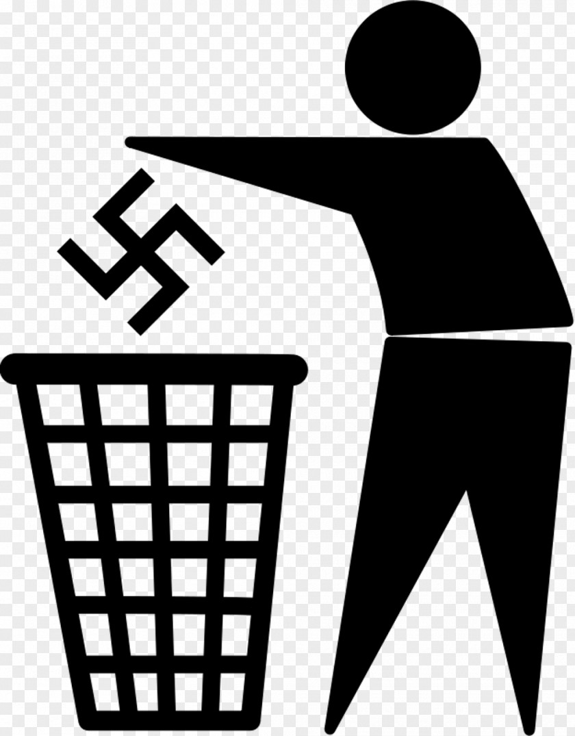 Nazis Tidy Man Logo Rubbish Bins & Waste Paper Baskets Clip Art PNG